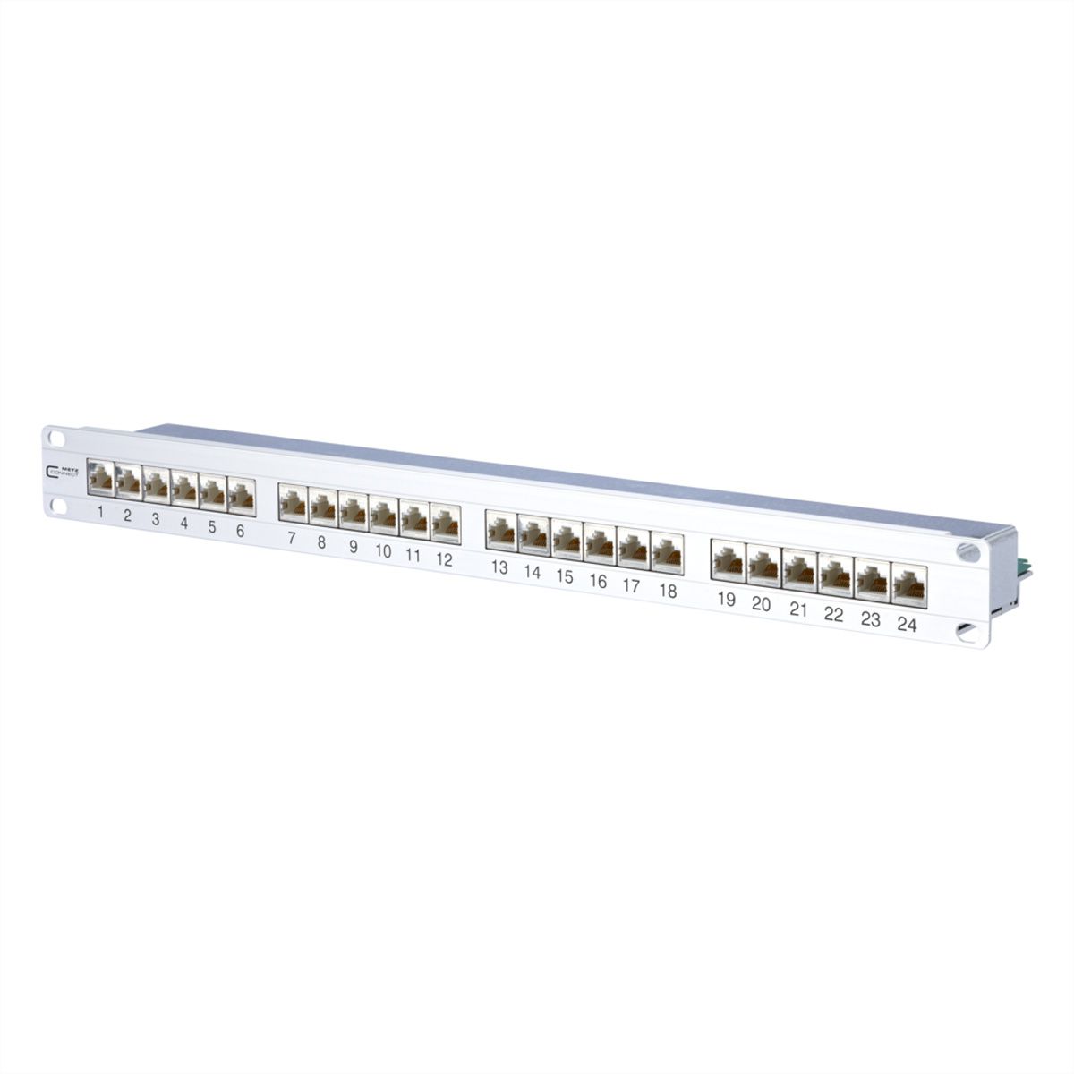 METZ CONNECT E-DAT C6A panneau de brassage 24 ports 1UH LSA