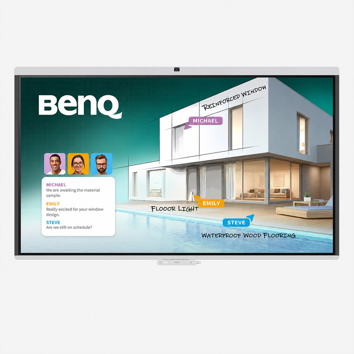BenQ Interactive Display CM5505, 55", UHD, 450cd/m², Infrarot
