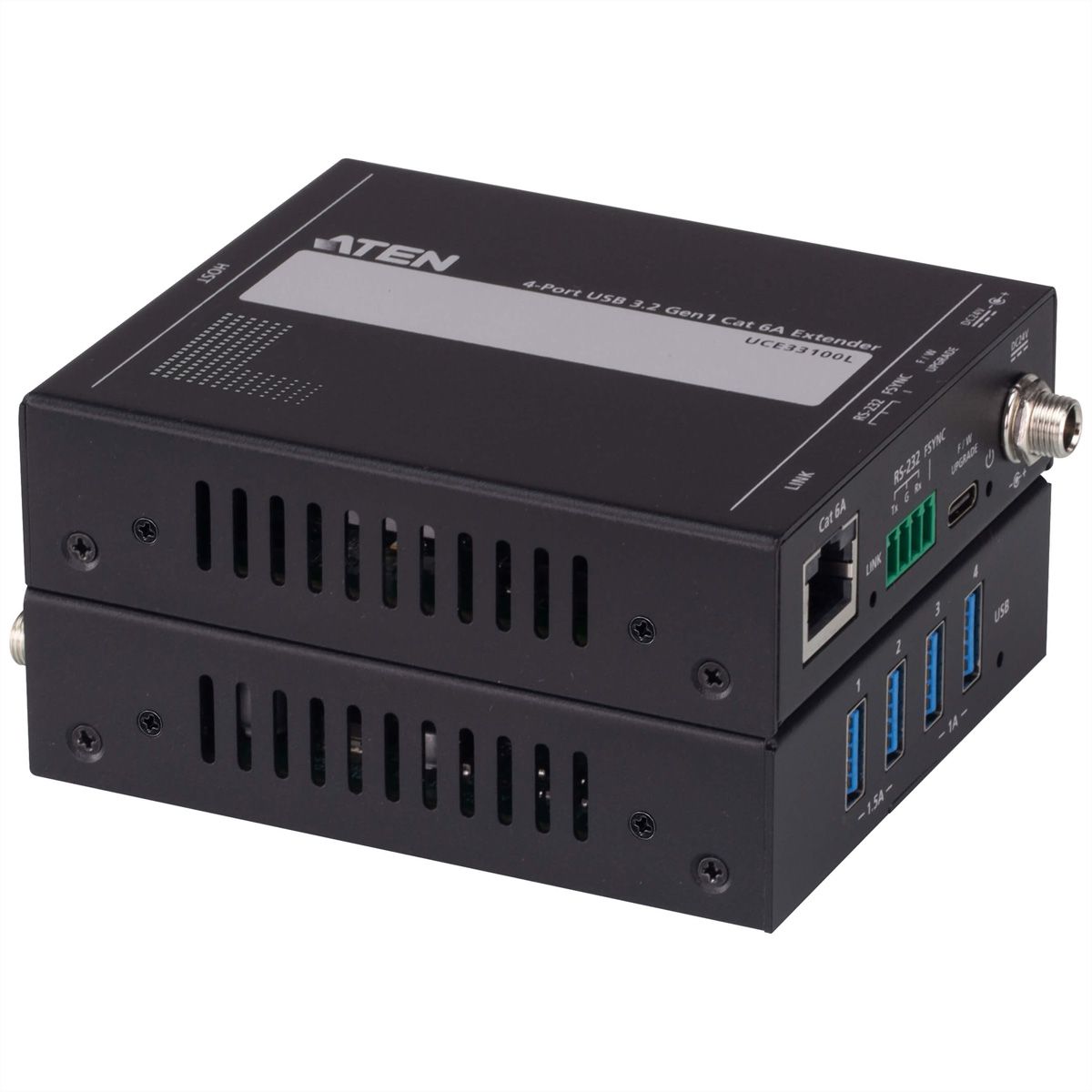 ATEN UCE33100 4-Port USB3.2 Gen1 Cat 6A Extender bis zu 100m