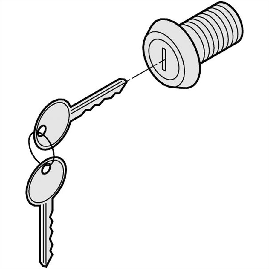 SCHROFF Sicherheitsschloss - ZYL.VORREIBER M.2 SCHLUESSEL