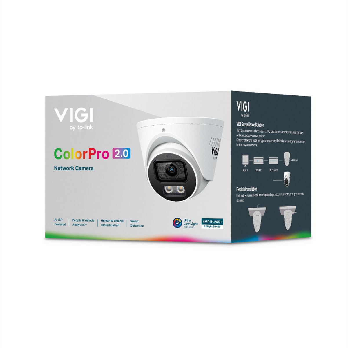 TP-Link VIGI S445S(2.8mm) Camera Turret 4 MP, 112.5°, IR-LED 30m
