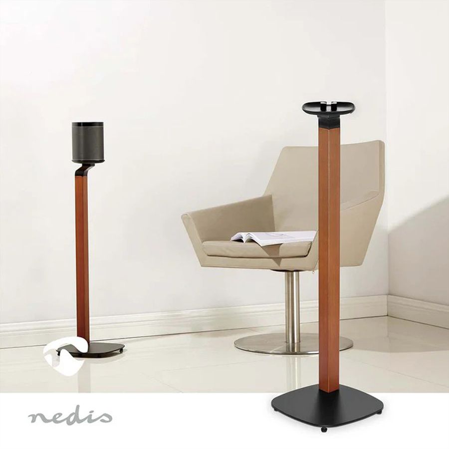 Nedis Lautsprecherständer für Sonos One / One SL / PLAY:1, Ständer, 10 kg, Kabelmanagement
