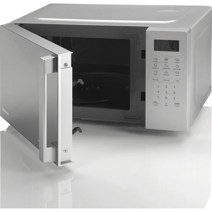 Hisense Mikrowelle H20MOMS4HG, 20L, mit Grill, silber