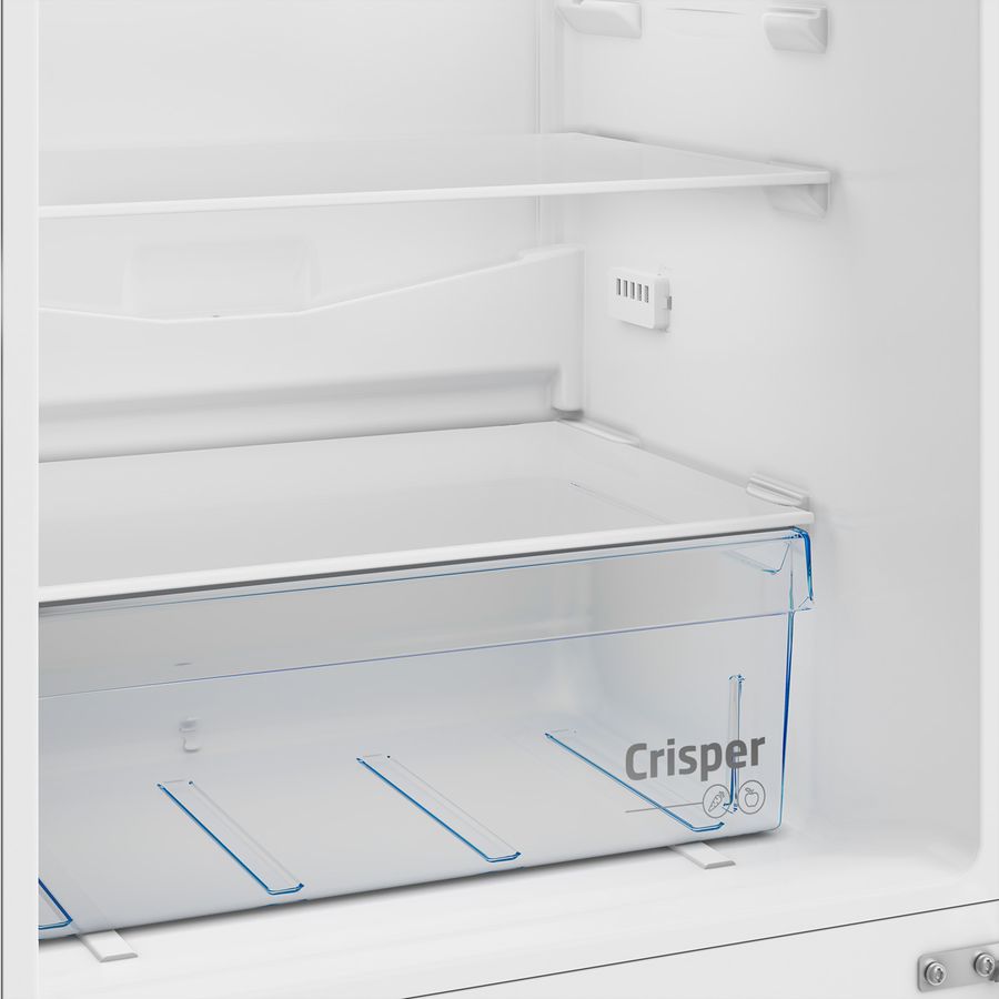 Beko Kühl-Gefrierkombination KG120, 291l, E, silber