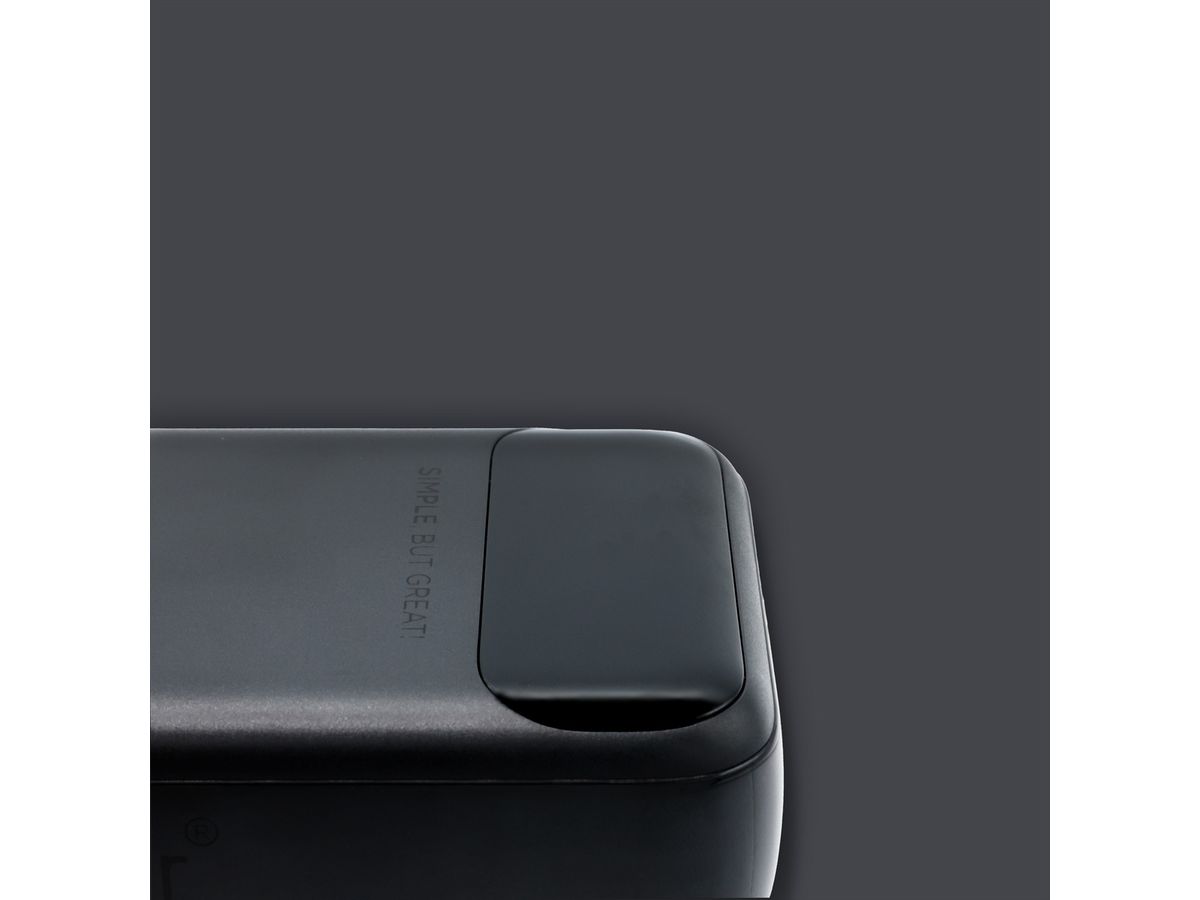 Rabbiter Power MaxCharge 20000 Pro, PowerBank, noir 20000 mAh