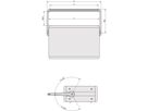 SCHROFF CompacPRO Poignée basculante, 3 + 4 U, 84 CV