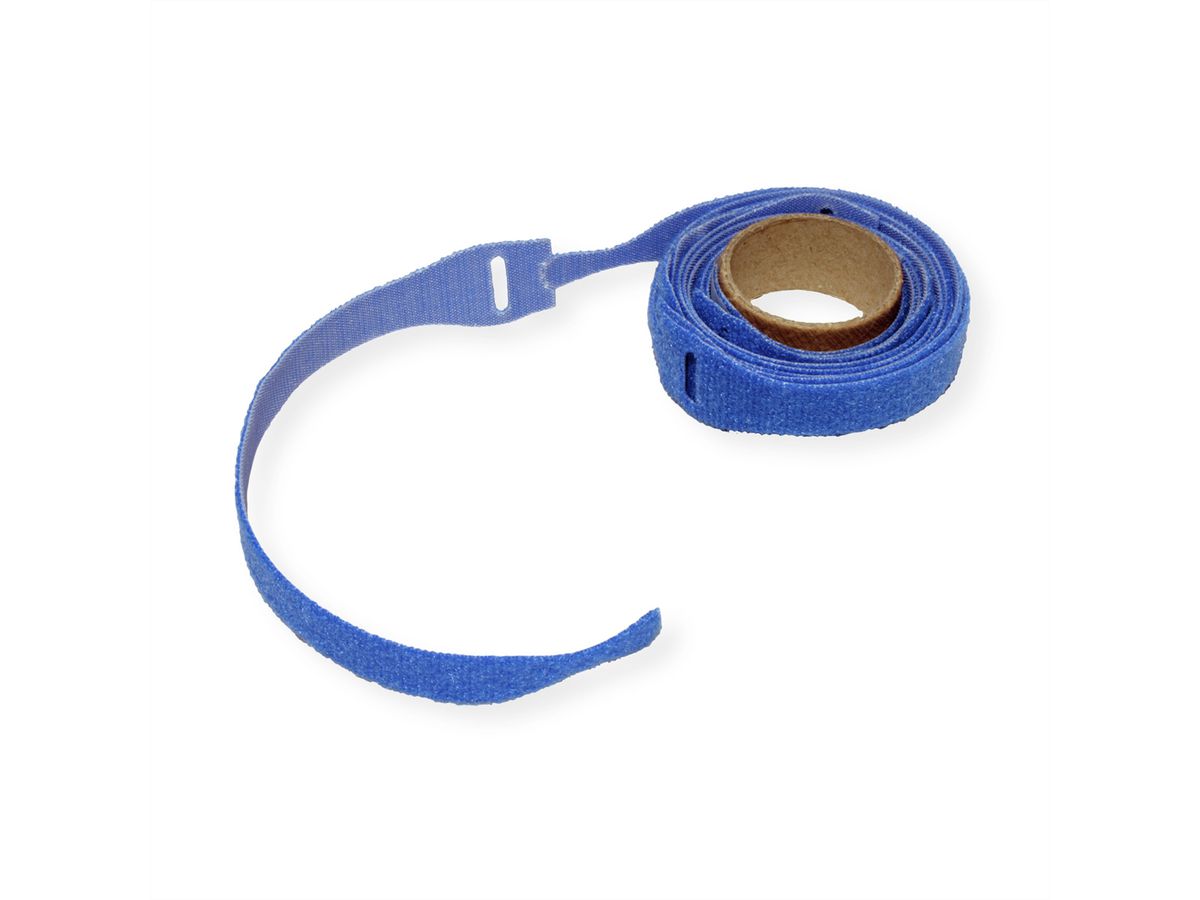 VELCRO® ONE-WRAP® Strap Klettband mit Lasche, 10Stk., blau, 20 cm