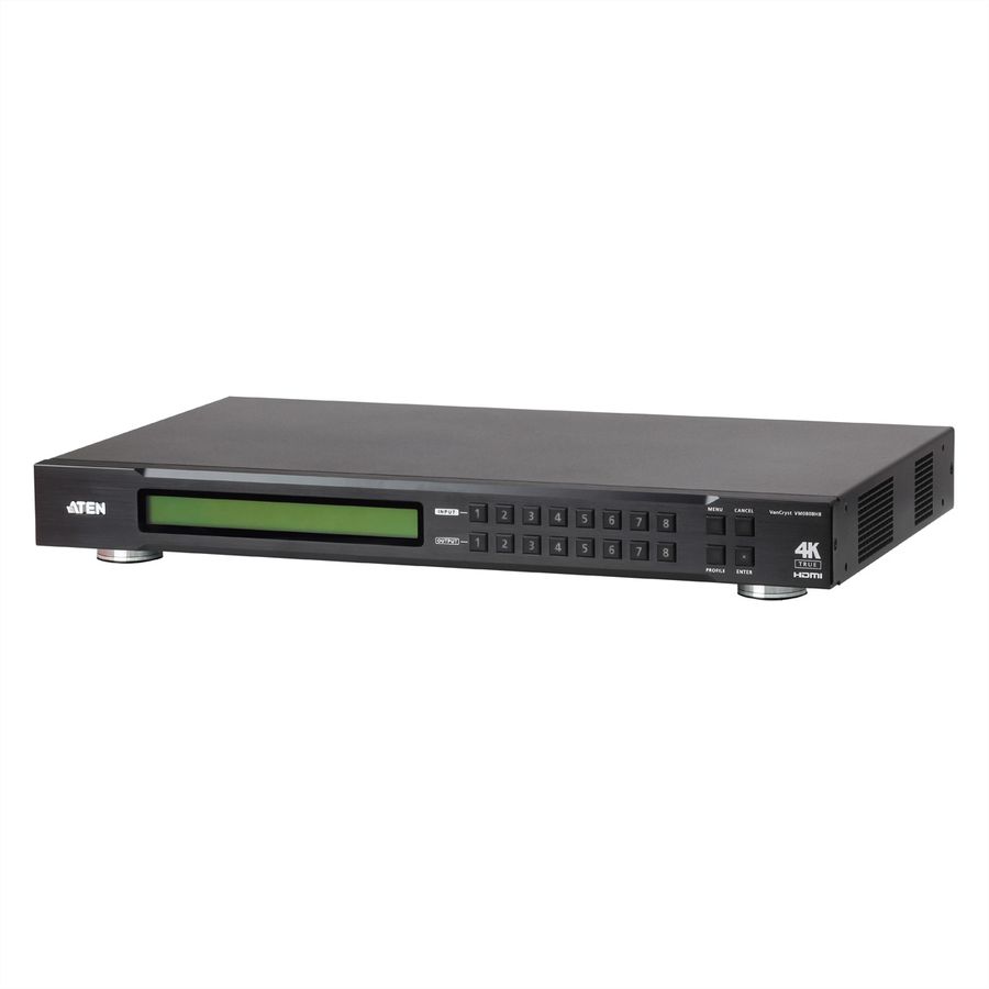 ATEN VM0808HB 8 x 8 True 4K HDMI Audio/Video Matrix Switch