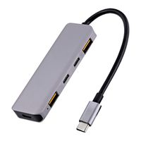 T'nB Concentrateur 5en1, USB-C et USB-A, 100W Power Delivery - USB 3.2 (10Gbps)