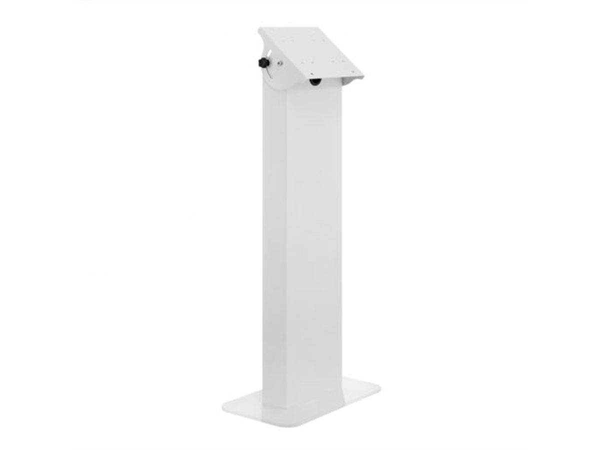 Hagor vis-it Tilt Floormount 22 - 43 White, Indoorstele zur Bodenmontage mit stufenloser Neigungseinstellung, weiss