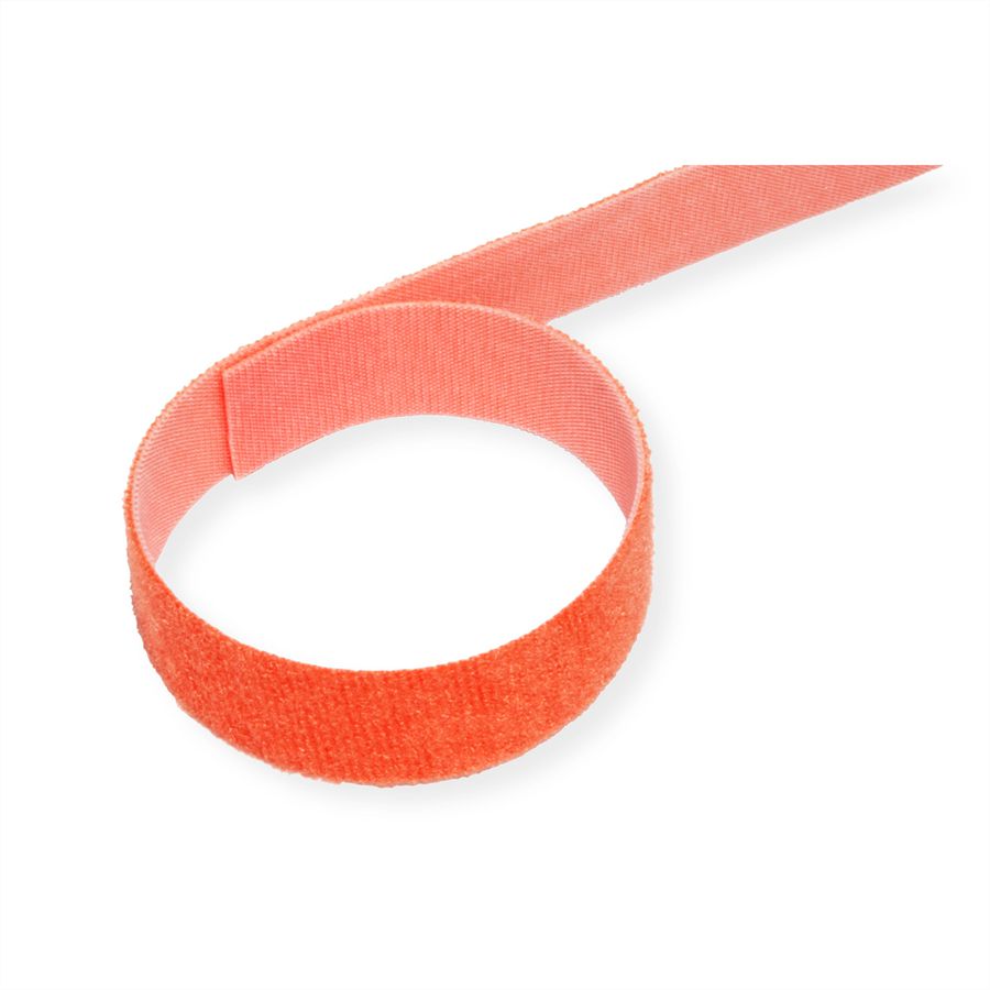 VELCRO® One Wrap® Bande 20 mm, orange, 25 m