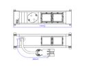 BACHMANN POWER FRAME 1xCEE7/3 2xCM, Kunststoffprofil 0,2m GST18
