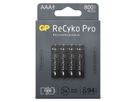 GP Batteries RECYKO+ Pro,HR03, 4x AAA, Micro, piles rechargeables, 800mAh