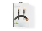 Nedis Câble d'antenne et de satellite M/M, gris, 5 m