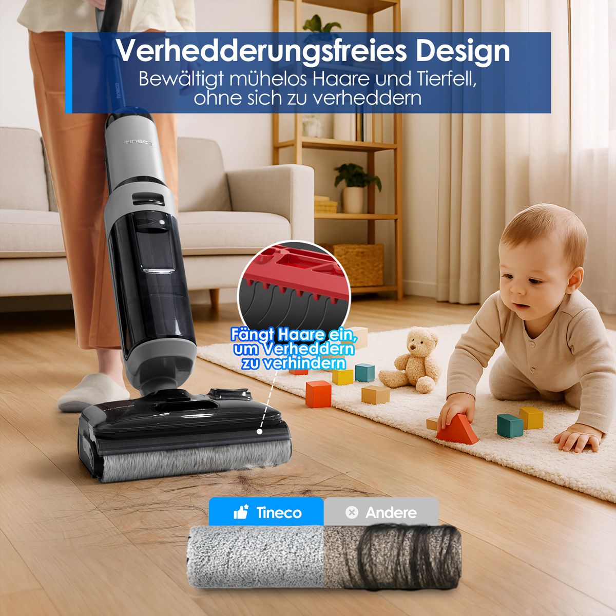 Tineco FLOOR ONE i5 Extensible Plus, Aspirateur laveur