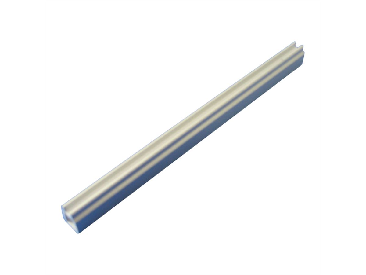 SCHROFF Rail de guidage multipièce, pièce intermédiaire, profilé aluminium, 280 mm, largeur de rainure 2 mm, argent, 10 pièces