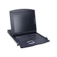 VALUE 19-Zoll-KVM-Konsole, 43 cm (17") TFT (16:9), VGA, USB, CH-Layout