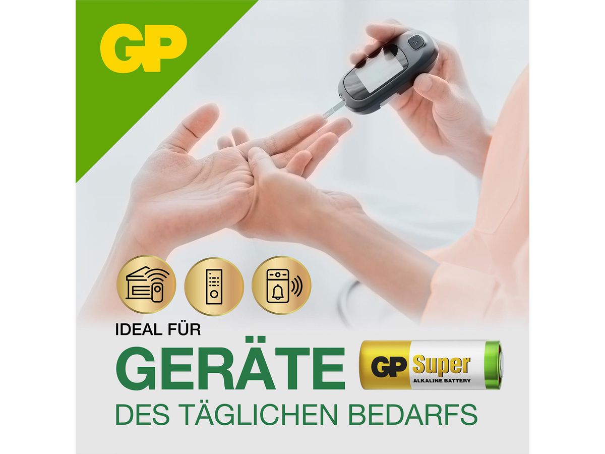 GP Super Batteries Alkaline N-Lady 2x, 1,5V