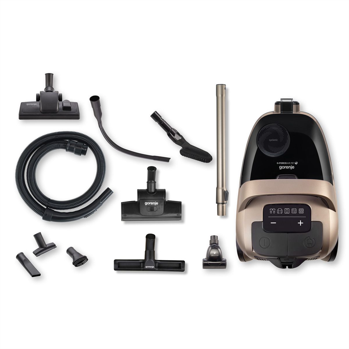 Gorenje Aspirateur VCE08GAPGOCY, 170 W, 3,3 L, sans sac