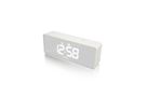 TechnoLine réveil WT475 numérique, blanc