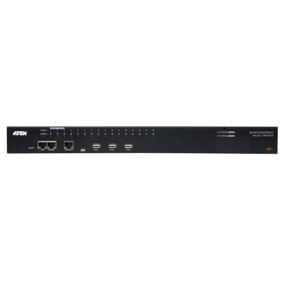 ATEN SN0132O 32-Port Serieller Konsolen Server mit Dual-Strom/LAN