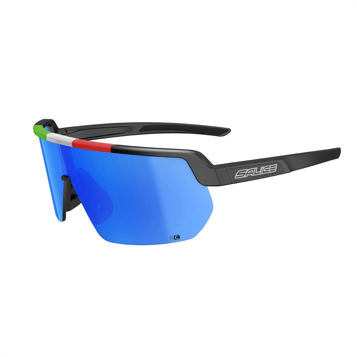 Salice Occhiali Lunettes de sports 023ITA, Black ITA / RW Blue