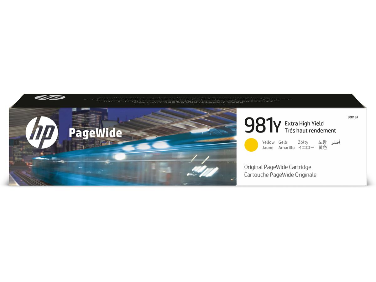 HP 981Y cartouche PageWide Jaune extra grande capacité authentique