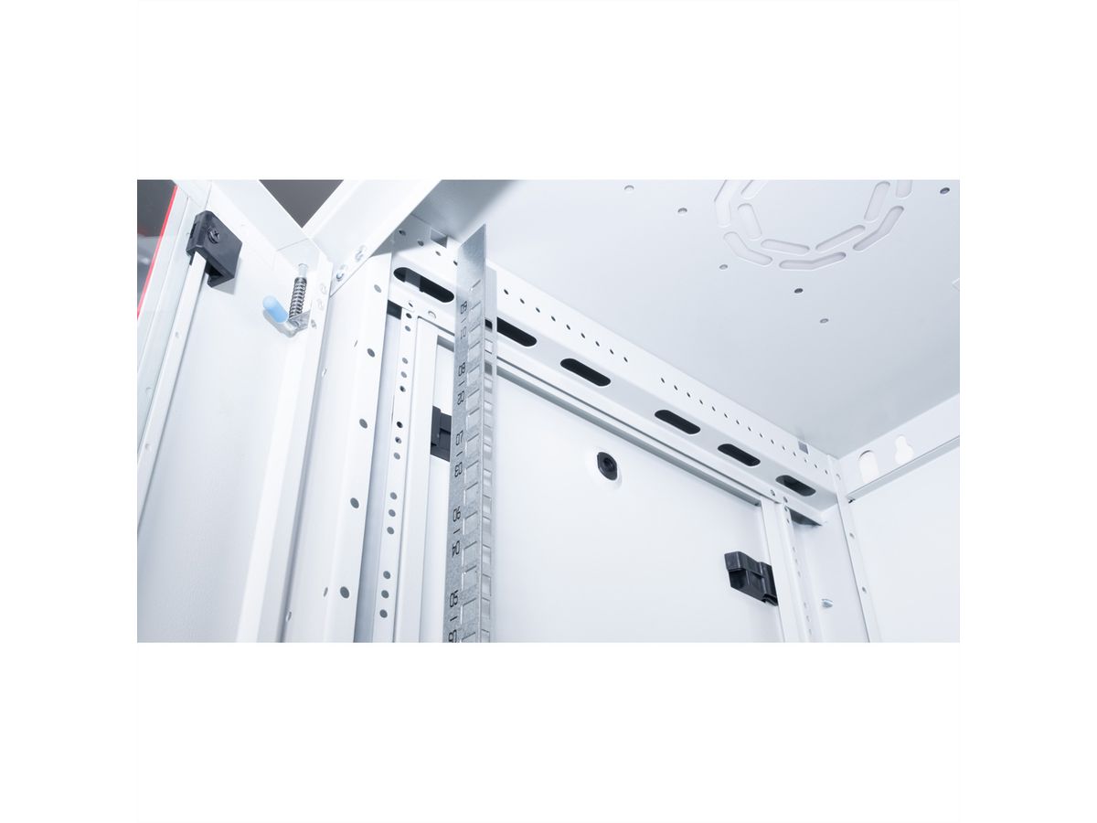 ROLINE 19-Zoll Wandgehäuse Basic Plus 9HE, 600x450 BxT grau