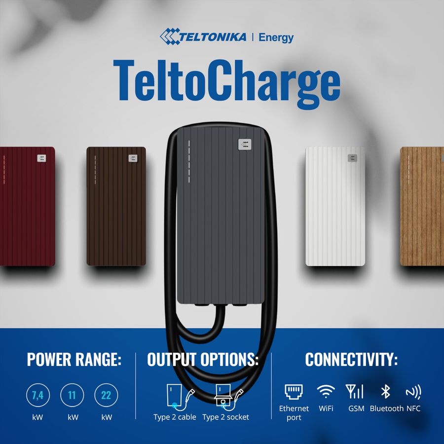 TeltoCharge EVC2000 7.4kW 32A 1-phase Socket