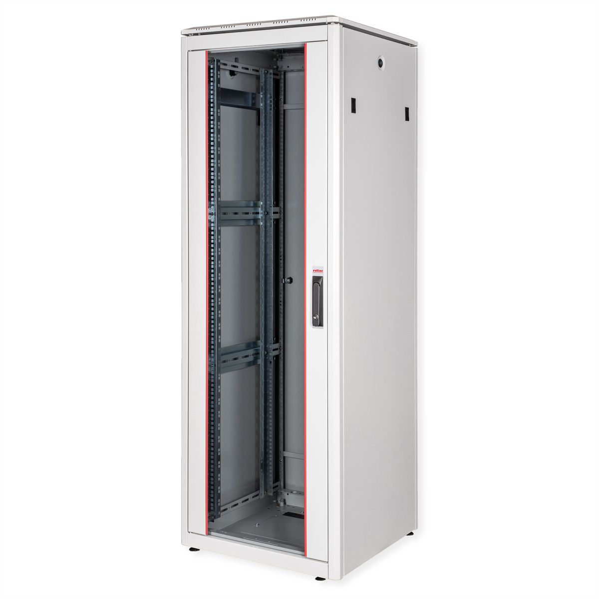 ROLINE 19" Baie réseau Pro 36U, 600x600 LxP Porte verre gris