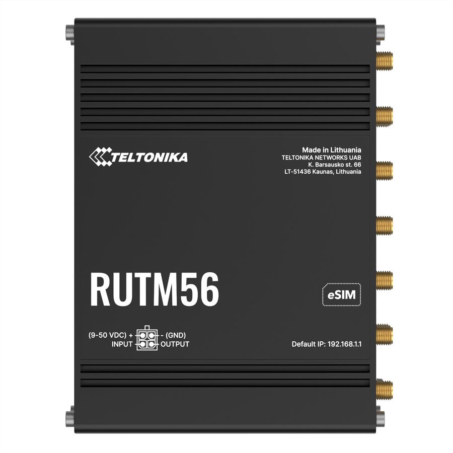TELTONIKA Routeur RUTM56 avec modem 5G et 4G Cat 4