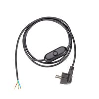 BACHMANN Zw.Schalter - Zuleitung  2m, H03VV-F 3G0,75 schwarz unverpackt
