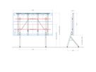 Hagor Standsystem Samsung IER130", freistehend, schwarz