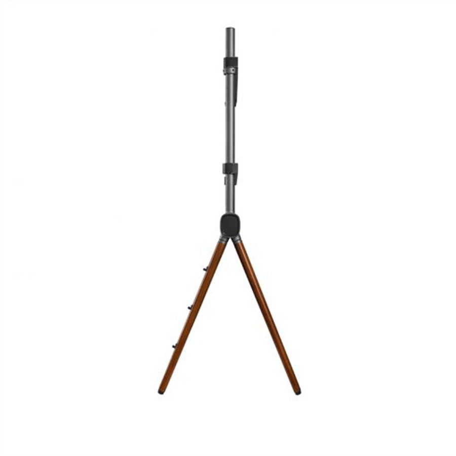 Hagor Système de stand Elia Studio Shine Wood, système de stand autonome, noir/gris