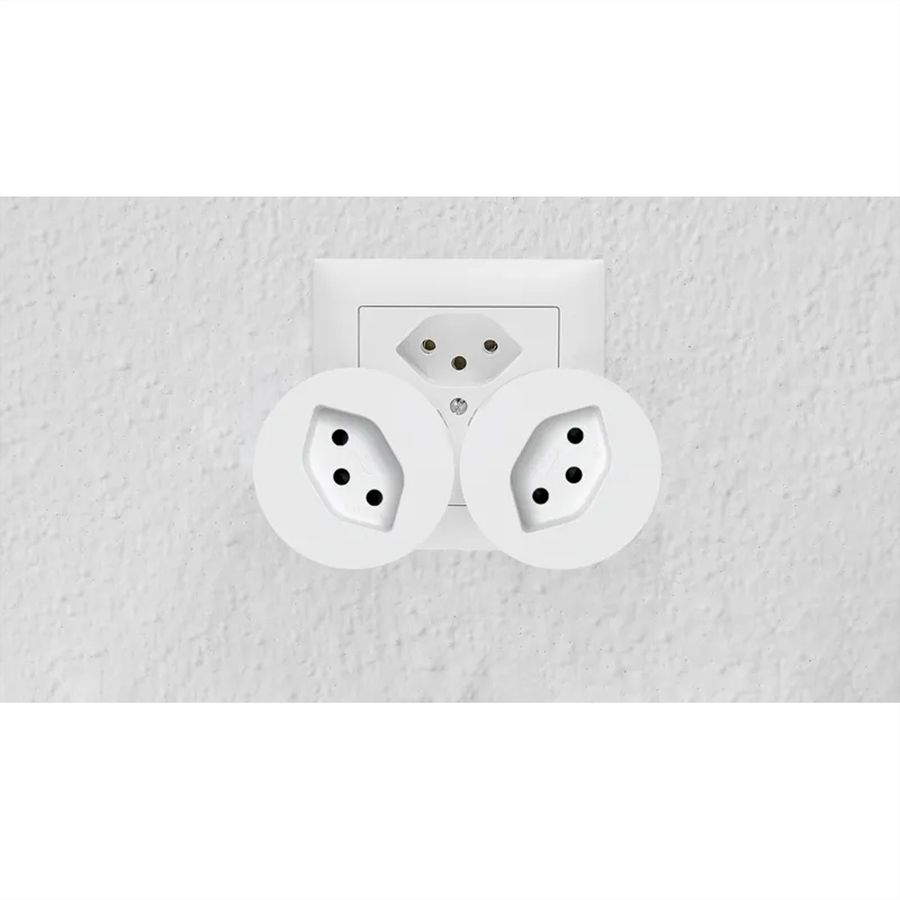 Steffen Prise adaptatrice sans fil, Blanc 1x (max.2500W), avec télécom