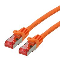 Cordon ROLINE S/FTP(PiMF) Cat.6, LSOH, Component Level, orange, 0,3 m