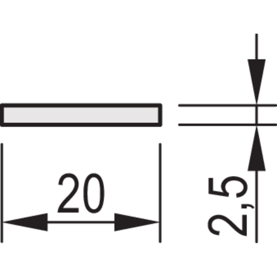 SCHROFF Face avant, plate, non blindée, découpe Sub-D, 3 U, 4 HP, 2 x 9 broches, 2,5 mm, alu, anodisé avant, conducteur arrière