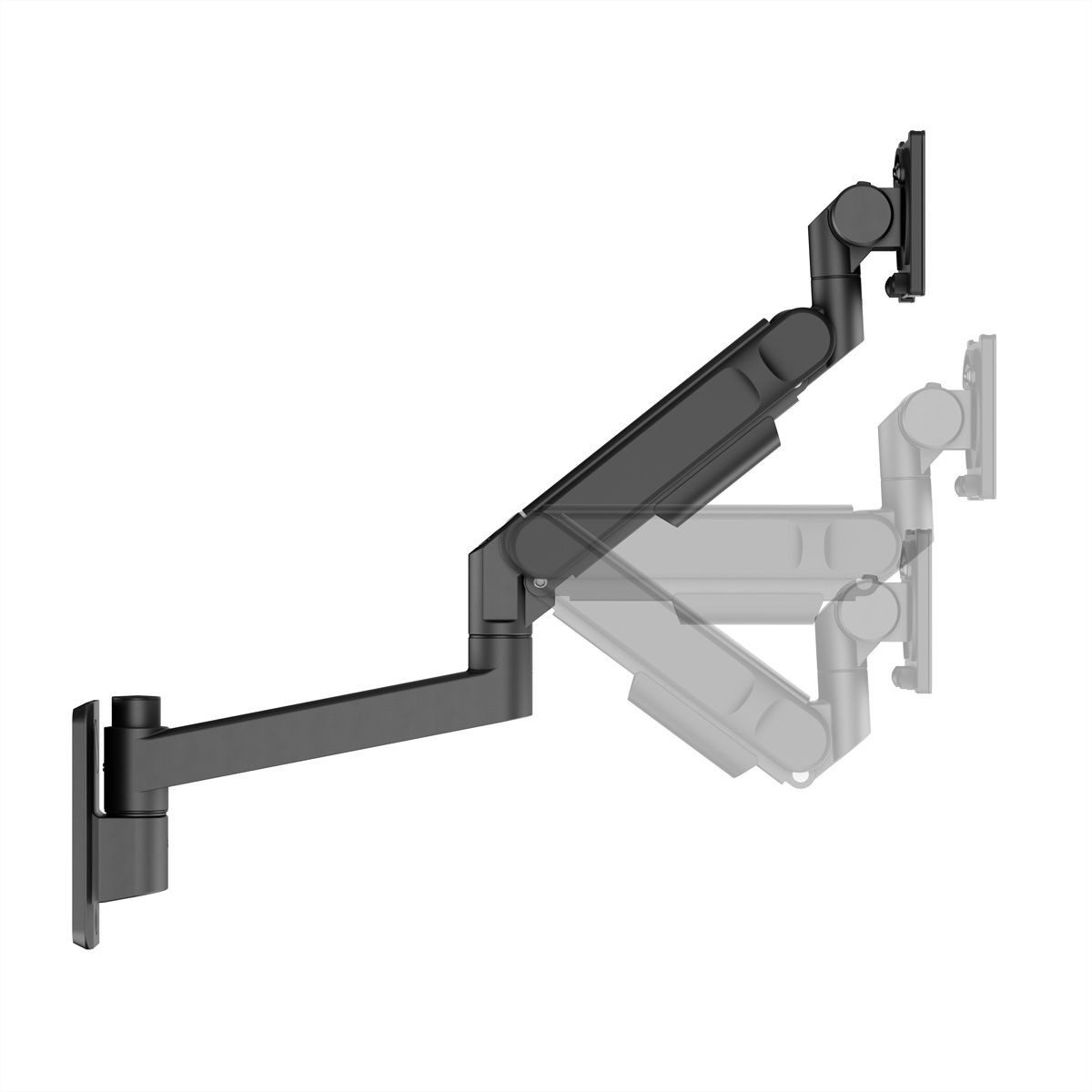 ROLINE LCD-Monitorhalterung mit Gasfeder, Wandmontage, 24-57 Zoll, bis 27 kg