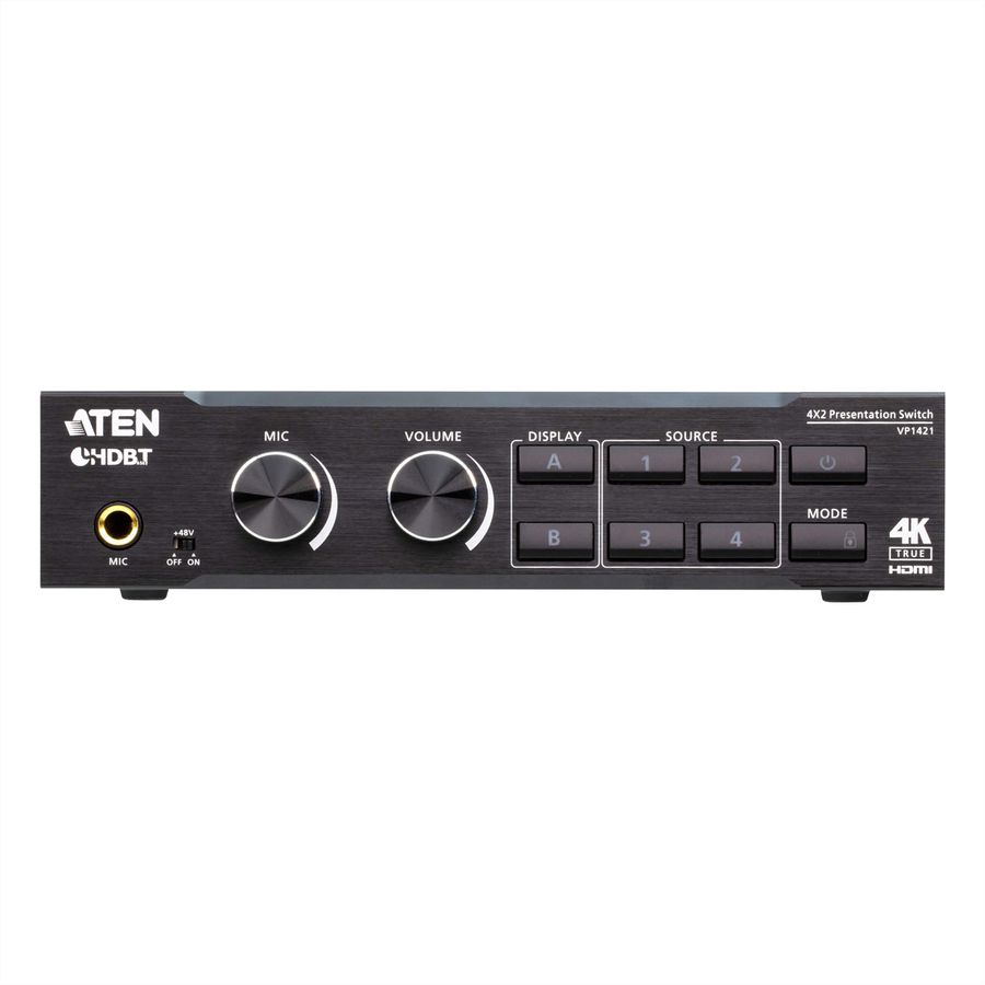 ATEN VP1421 4 x 2 True 4K Präsentation Matrix Switch
