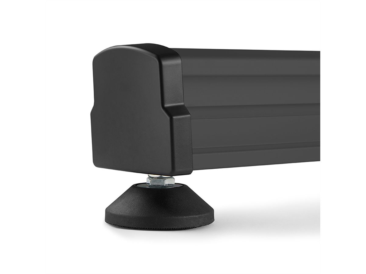 **DEMO**Hagor Plaque de sol CPS - Freestanding Leveling Feet, noir