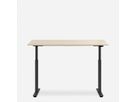 WRK21 Schreibtisch Smart 140 x 80 cm, Höhenverstellbar, Mandal Ahorn / Schwarz