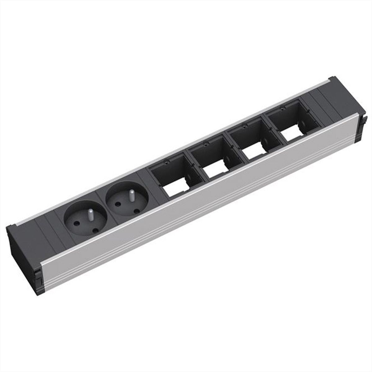 BACHMANN CONI 2 prises UTE (France), 4 modules libres
