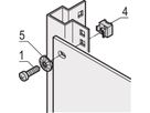 Kit d'assemblage SCHROFF 19", vis M6, rondelle M6, écrou M6, 4 pièces