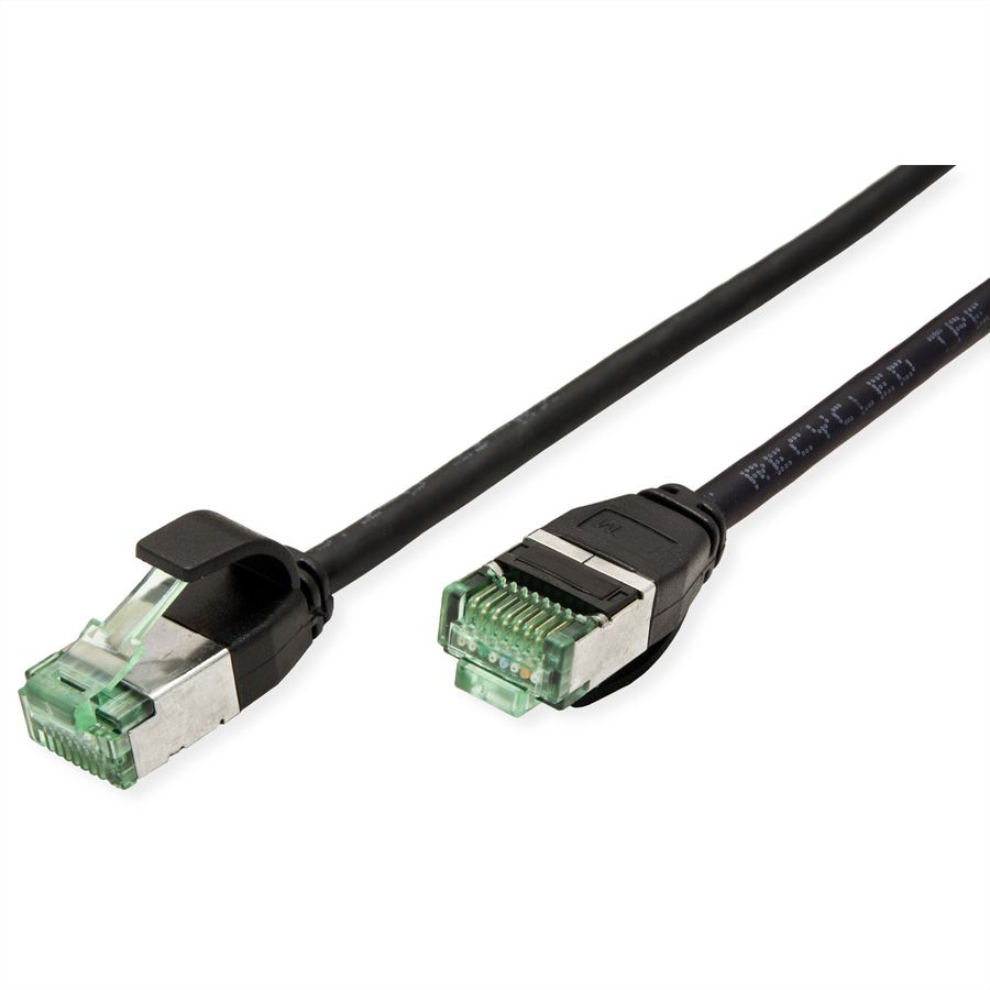 ROLINE RM Cordon DataCenter U/FTP Cat.6A (Classe EA), slim, noir, 2 m