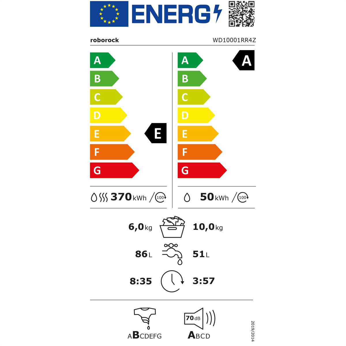 Samsung Lave-linge séchant (2en1), WD4000, WD80T4049CE/WS, Black