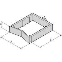 Œillet de câble Varistar SCHROFF pour élément de profondeur, 47x50 mm