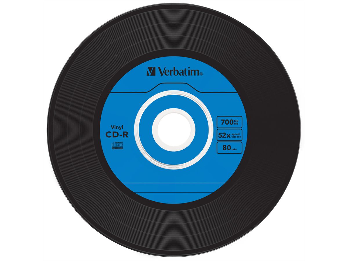 Verbatim CD-R Slim 700MB 52x Vinyl 10 Pk