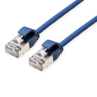 ROLINE U/FTP DataCenter Patchkabel Cat.6A (Class EA), LSOH, slim, blau, 3 m