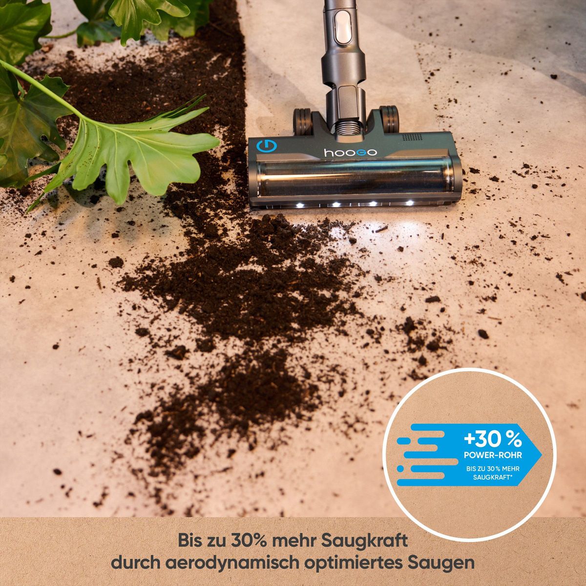 Hoogo Aspirateur à main avec sac BS5