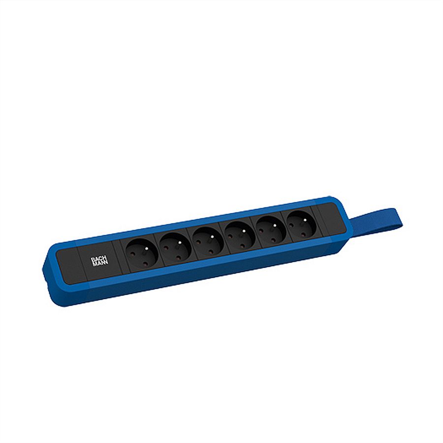 BACHMANN PRIMO 2 6xUTE mit Schlaufe 2,0m CEE7/7 RAL5010